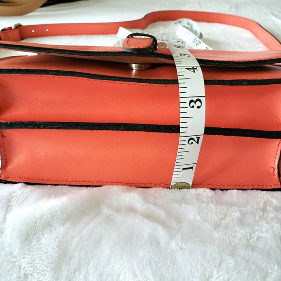 PATRICIA NASH Maribel Coral Leather Crossbody Handbag--NWT - Picture 14 of 14